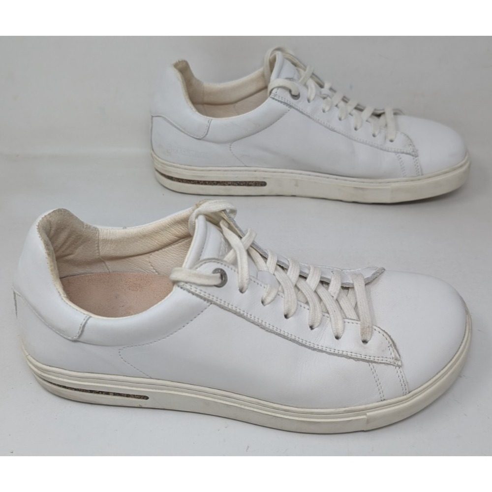 Birkenstock Bend Low Top Leather‎ White Sneakers Shoes Women's Size 10 (EU 41)